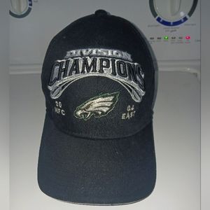 NFL PHILADELPHIA EAGLES NFC 2004 EAST DIVISION CHAMPIONS REEBOK HAT GREAT SHAPE